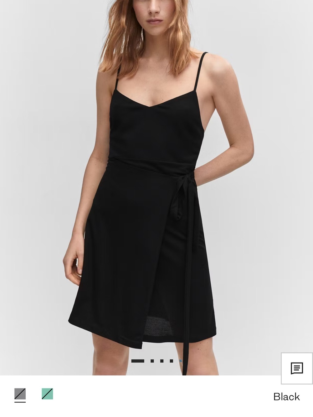 BOW WRAP DRESS